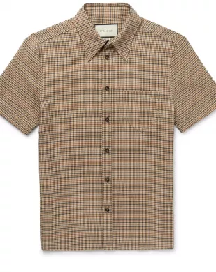 Checked Short-sleeve Shirt