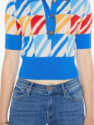 Stephanie Koenig English Teacher S02 Multicolor Sweater