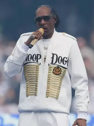 Snoop Dogg AFL Grand Final 2025 White Jacket