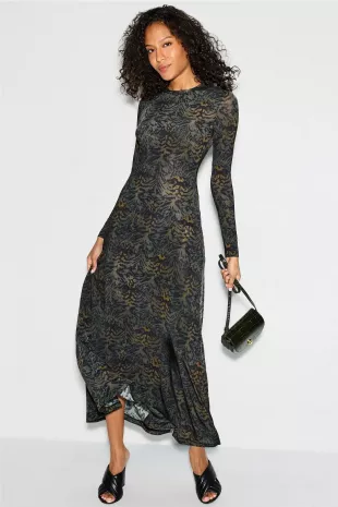 Amari Jersey Long Sleeve Dress