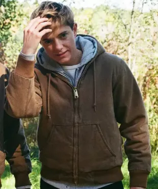 Mae Martin Wayward 2025 Brown Hooded Jacket