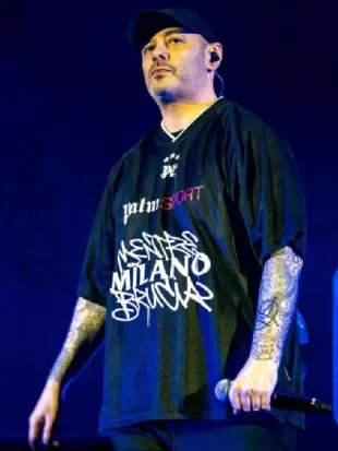 Fabri Fibra MILANO Black T-Shirt