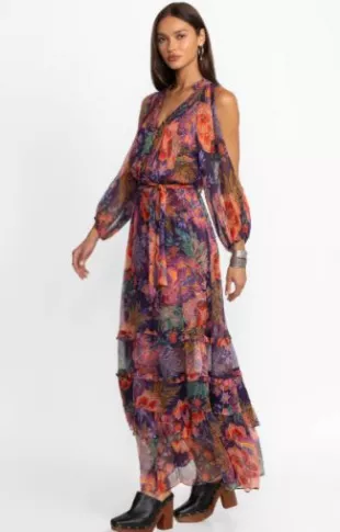 Ashlee Cold Shoulder Maxi Dress