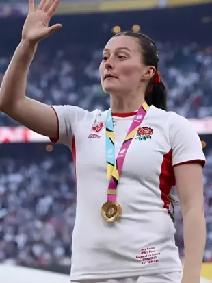 England Women’s Rugby World Cup 2025 White Jersey