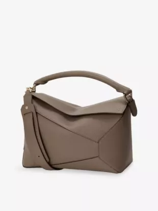 Medium Puzzle Bag in Taupe