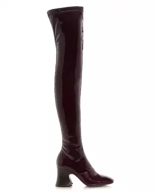 Janis Tall Shaft Patent Leather Boots