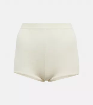 Cashmere And Silk Jersey Shorts