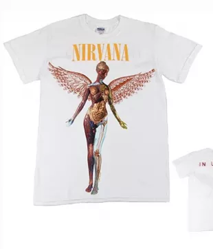 In Utero Album Mens T-shirt Officially Licensed