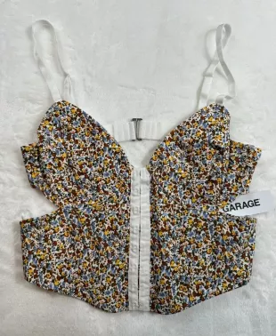 Floral Bianca Cut Out Corset
