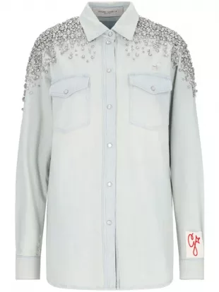 Crystal-Embellished Shirt