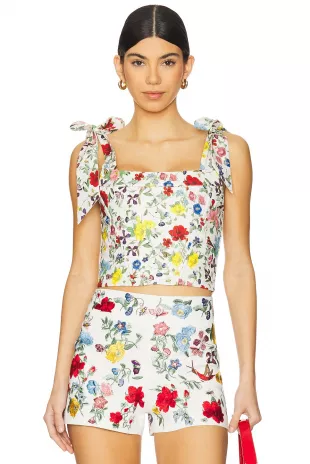 Clara Bow Strap Bustier en Dollhouse