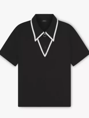 The Today Show 2025 Justin Sylvester Black Polo Shirt