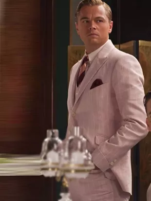 The Great Gatsby Leonardo Dicaprio Pink Suit