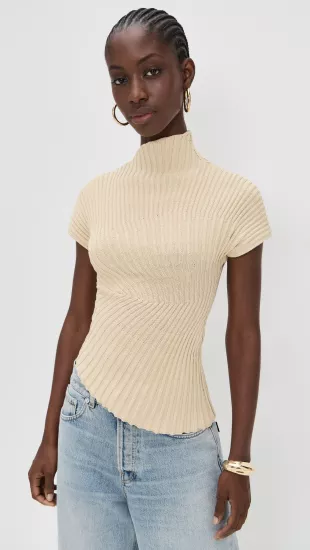 Annemie Knit Top in Beach