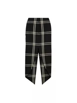 Round Hem Pencil Skirt