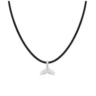 Whale Tail Pendant Necklace