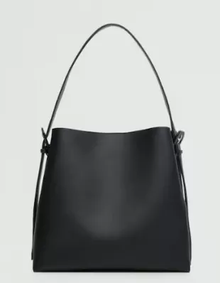 Buckle Detail Shopper Bag