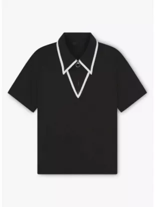 The Today Show 2025 Justin Sylvester Black Zip Polo Shirt