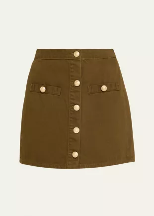 Kris Denim Mini Skirt