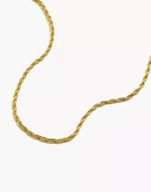 French Rope Chain Necklace
