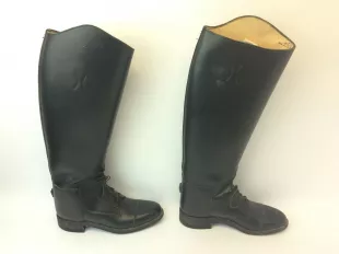 Vintage Used Women’s Ladies Effingham Bond Boots 200L Made in USA Black