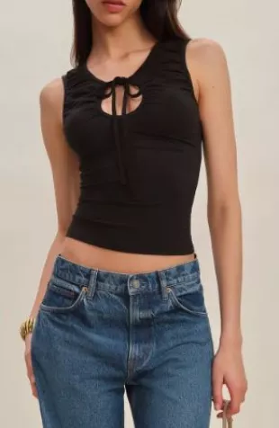 Bella Keyhole Neck Knit Top