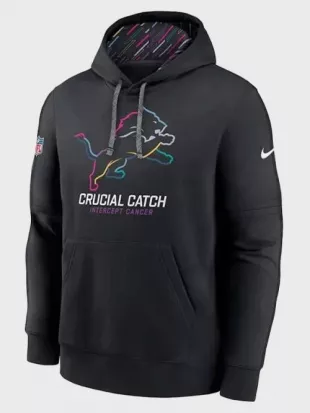 Detroit Lions NFL Crucial Catch Hoodie