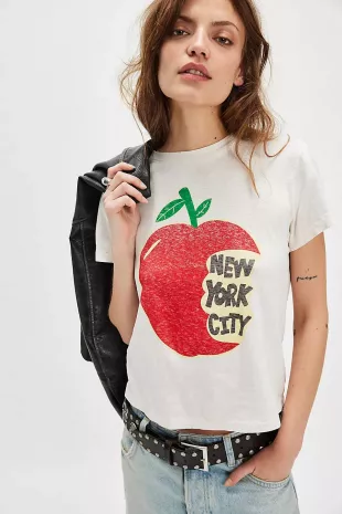 NYC Apple Graphic T Shirt
