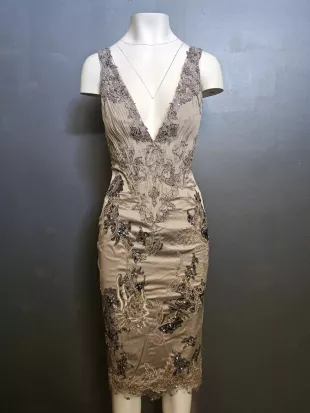 Embellished Dress in Haze