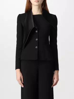 Asymmetric Button Jacket