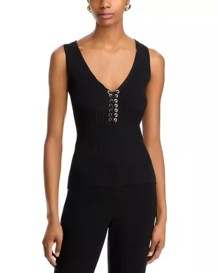 Pacey V Neck Sleeveless Sweater