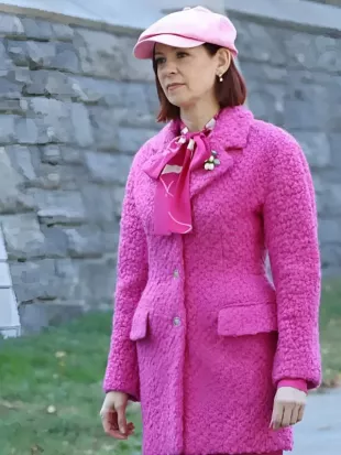 Elsbeth S03 Carrie Preston Pink Coat