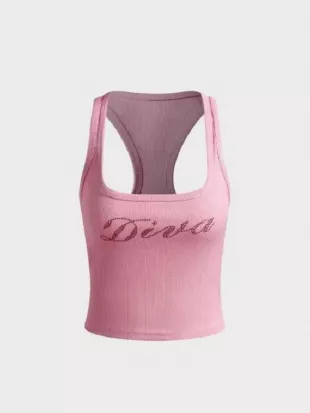 Aussie Shore S02 Lexie Dyer Diva Embellished Tank Top