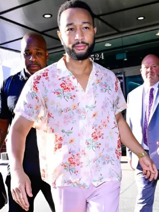 John Legend NYC 2025 Floral Shirt