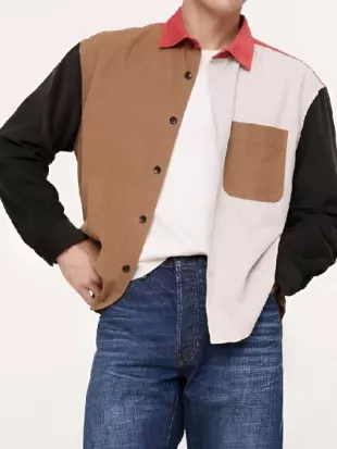 Tamron Hall Show Greg Mathis Jr Colorblock Shirt