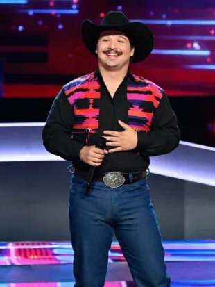 The Voice S28 Austin Gilbert Black Western Shirt