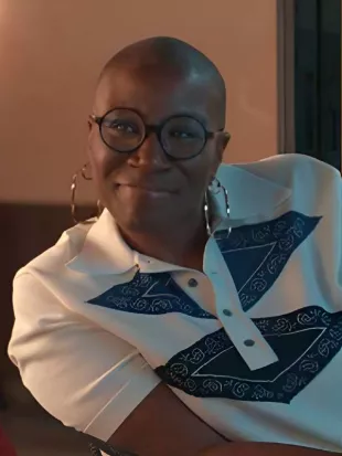 9-1-1 S9 Aisha Hinds Paisley Carol Polo Top