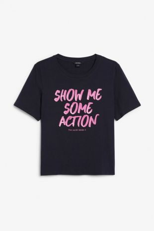 Monki - t-shirt Action