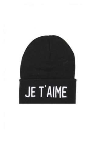 Bonnet Je t’aime Sixth June noir 1411F | eBay
