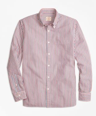 Brooks Brothers - Stripe Cotton Seersucker Sport Shirt Brooks Brothers