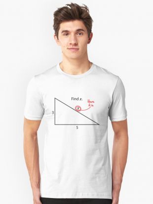 ‘Trouver X’ T-shirt by DetourShirts