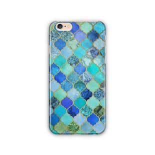 Blue Moroccan case for iPhone 7