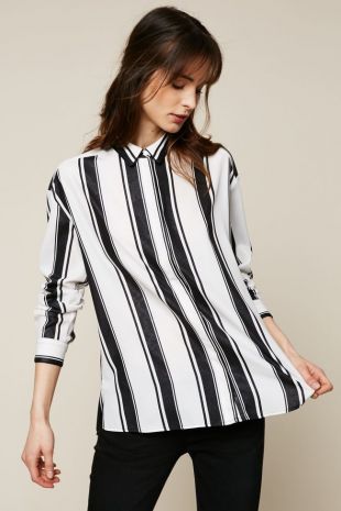 Chemise fluide à rayures