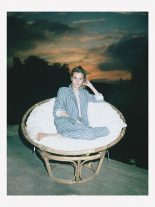 Striped Indigo Jacket