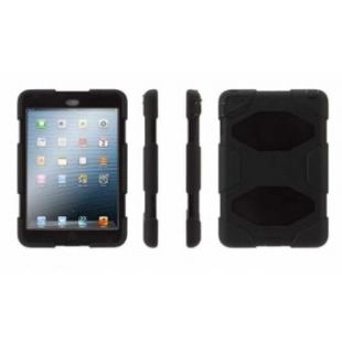 Coque etui intégrale survivor militaire noir pour apple ipad air + film