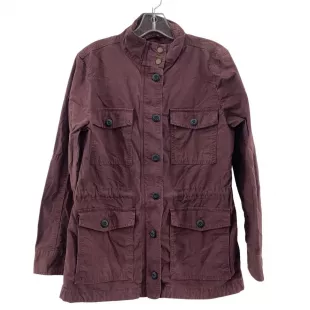 Burgundy Military Jacket