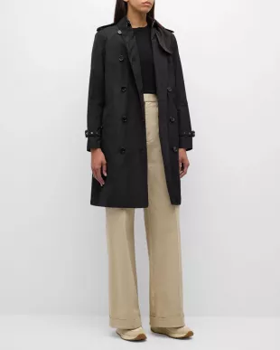 Kensington Double-Breasted Trench Coat