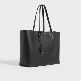 Shopper Textured-Leather Tote Bag