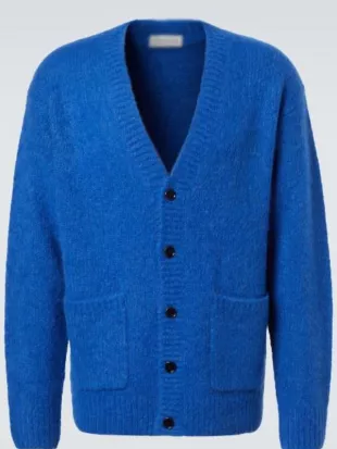The Voice S28 Revel Day Blue Wool Cardigan