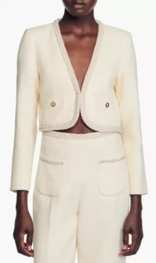 Cropped Tweed Jacket